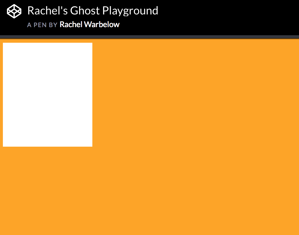 shapeless ghost